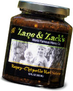 Zane & Jack's Honey-Chipotle Hot Sauce jar